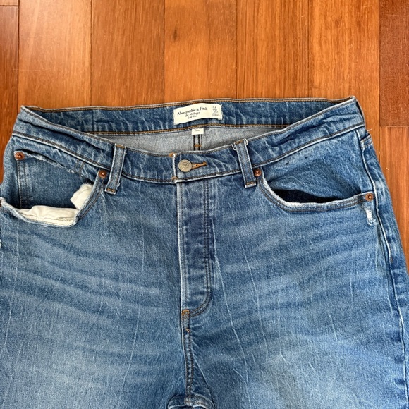 Abercrombie & Fitch - The 90’s Baggy - Low Rise - Curve Love jeans - Picture 4 of 7
